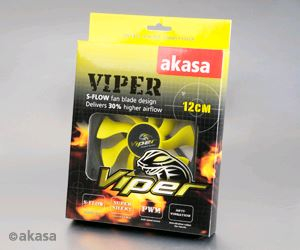 AKASA Viper ház hűtő 12 cm (AK-FN059)
